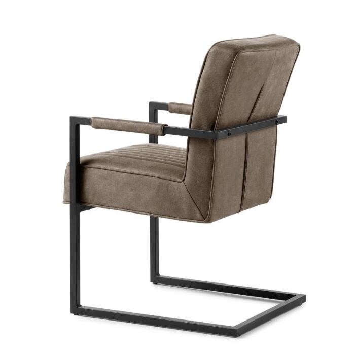 Eetkamerstoel Wilson Army Wood Microleer