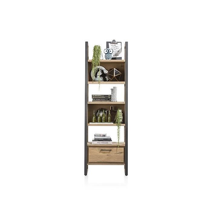 Metalo, Boekenkast 65 Cm - 1-Lade + 5-Niches