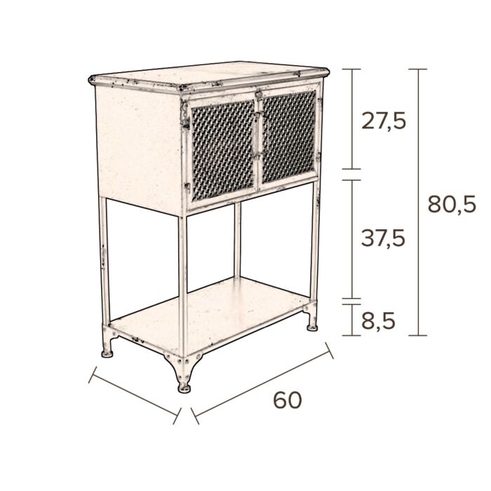 Dutchbone Cabinet Denver Low