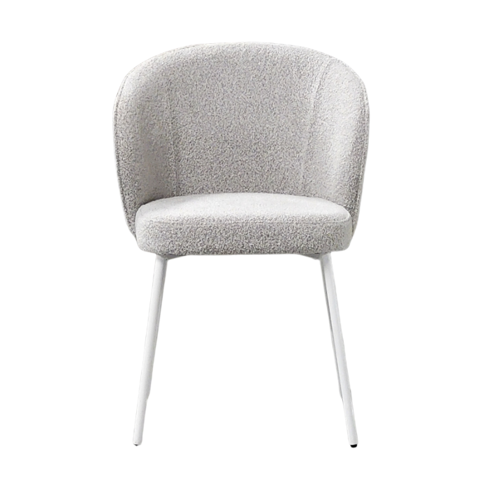 Eetkamerstoel Donna Bouclé Grijs