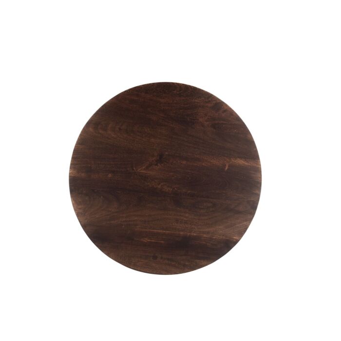 Salontafel Salvatora ø80 Mangohout Walnut