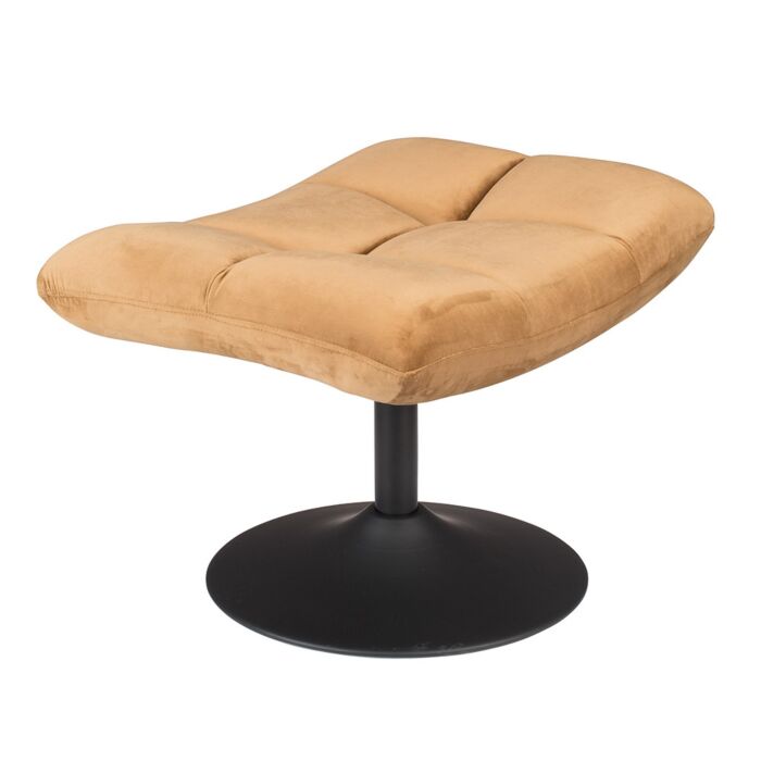 Dutchbone Hocker Bar Velvet Golden Brown