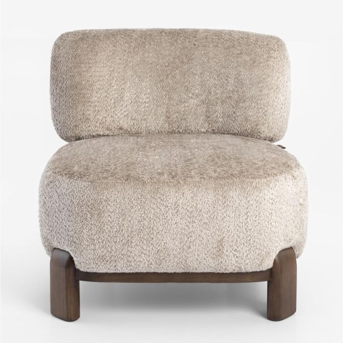 Fauteuil Rhodi Taupe 