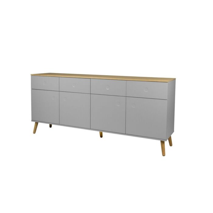 Dressoir Stip Scandinavisch Grijs L