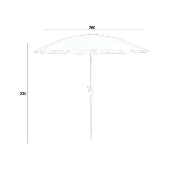 Zuiver Parasol Sunshine Groen