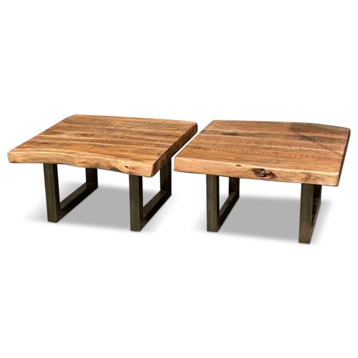 Houten boomstam Salontafelset Riff Acacia