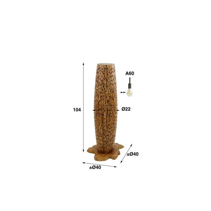 Vloerlamp S bars