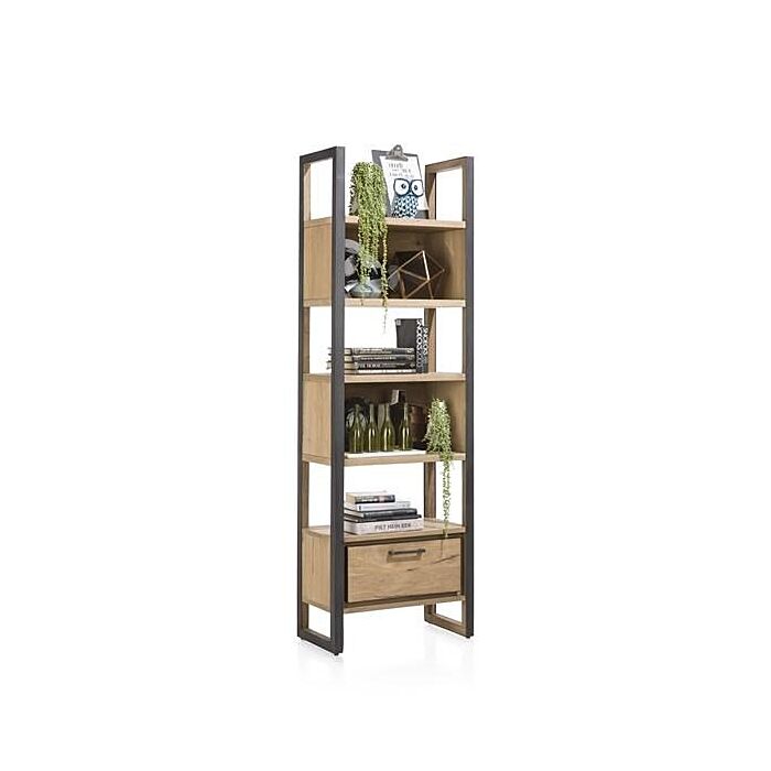 Metalo, Boekenkast 65 Cm - 1-Lade + 5-Niches