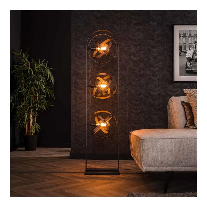Vloerlamp 3L cosmos mesh