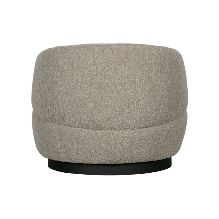 WOOLLY DRAAIFAUTEUIL BOUCLE NATUREL GEMELEERD