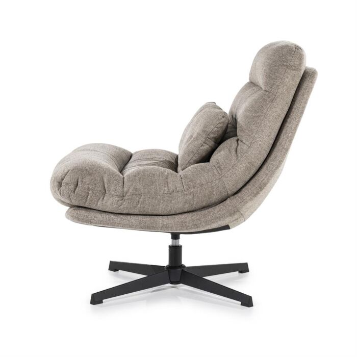 Fauteuil Cooper met kussen - bruin Houston