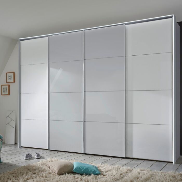 4-Deurs Zweefdeurkast 400 Cm