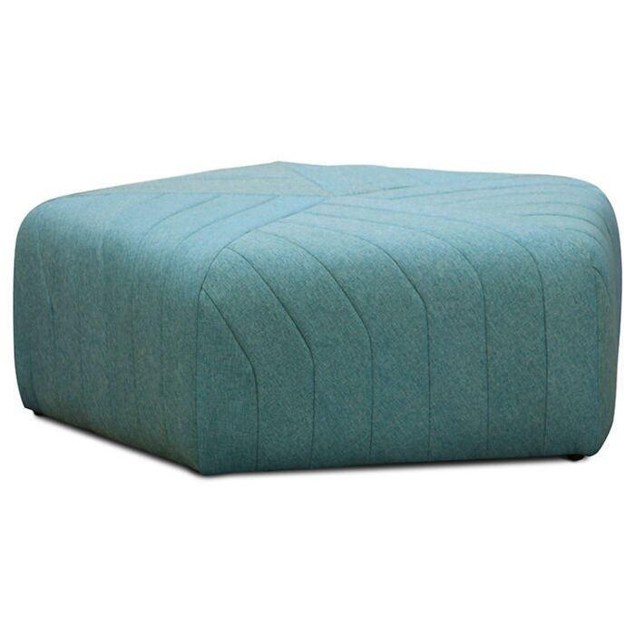 Poef Retro Blauw