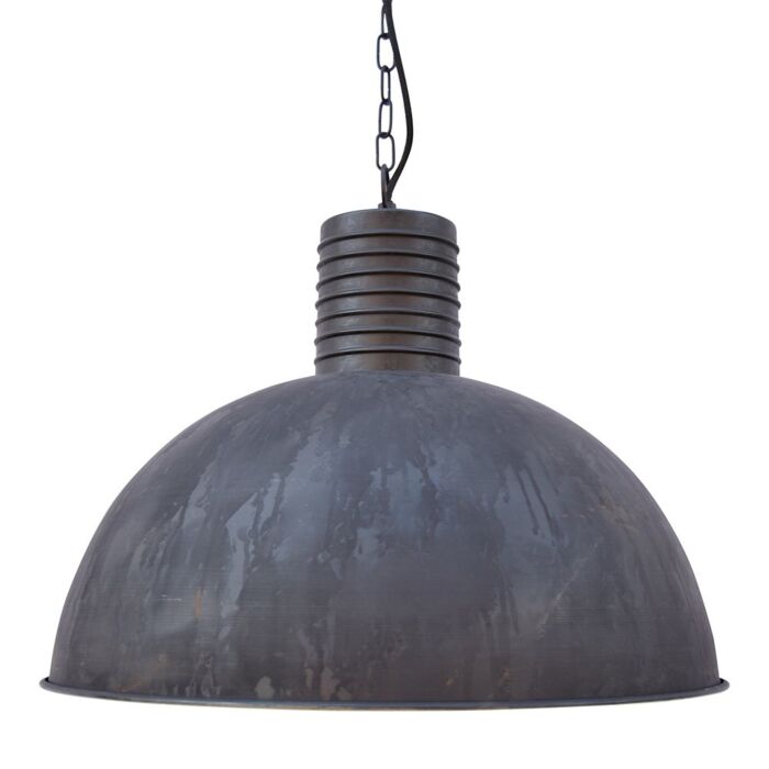 Hanglamp Dome Industrieel Black 