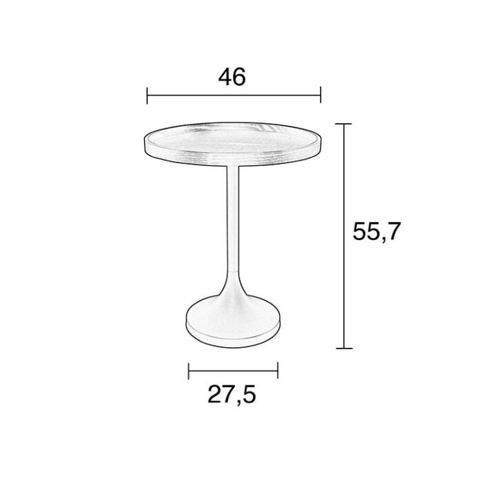 Zuiver Bijzettafel Jason