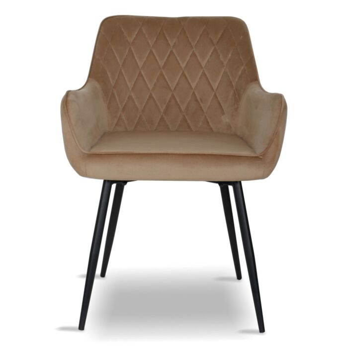 Eetkamerstoel Renzo Velours Taupe