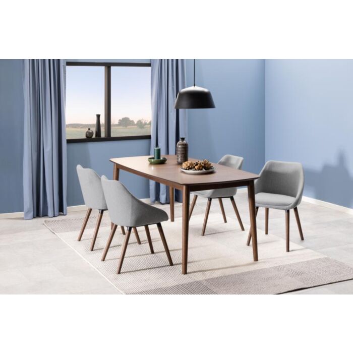 Uitschuifbare Eettafel Montreux Walnoot 