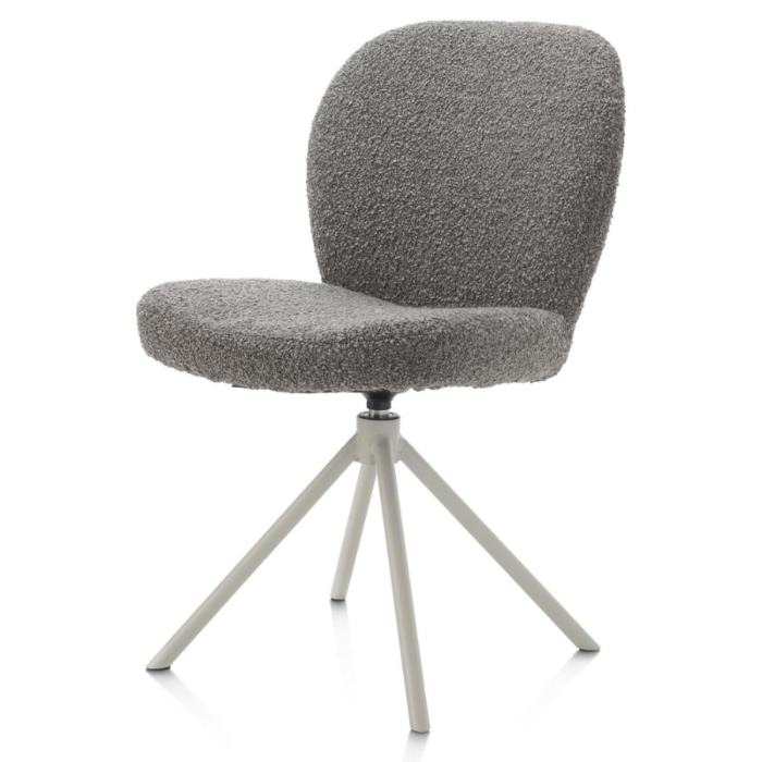 Eetkamerstoel Jaxon Silk Grey Frame Lever