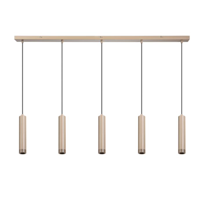 Hanglamp Miller Mat Zand 5-Lichts
