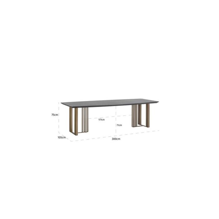 Alexander Jones Eettafel Maverick 300cm