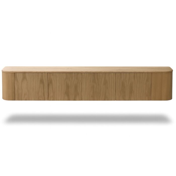 TV Dressoir Axel New Oak Ronde Hoek
