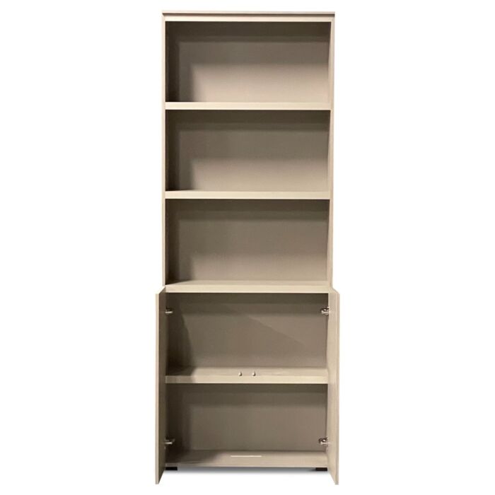 Boekenkast Kopenhagen 80cm 3 Open vakken 2 Deuren