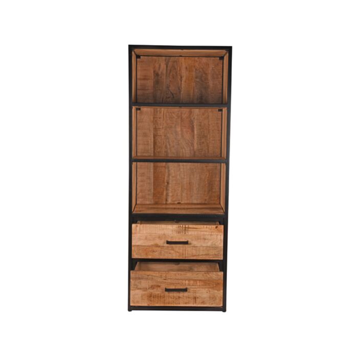 LABEL51 Boekkast Tampa - Rough - Mangohout - Boekkast