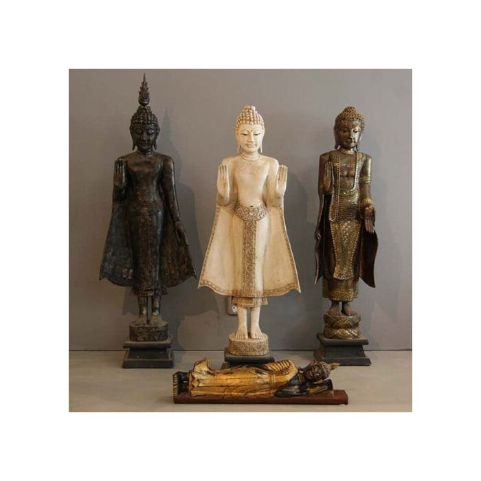 Standing Buddha White Thailand