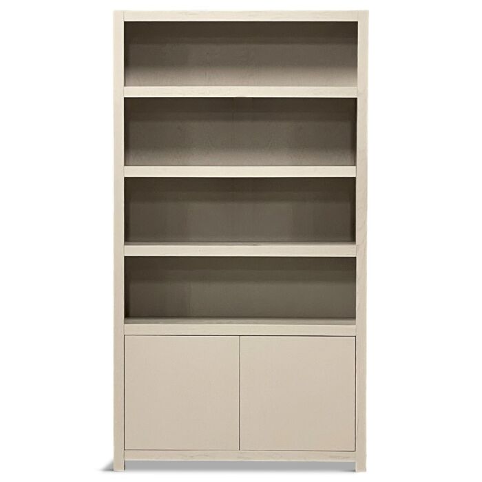 Boekenkast Diamond Taupe 120cm 4 Vaks