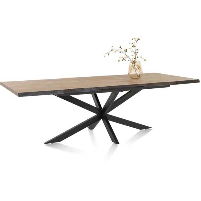 H&H Uitschuiftafel Carreras 190 (+ 60) X 100 Cm