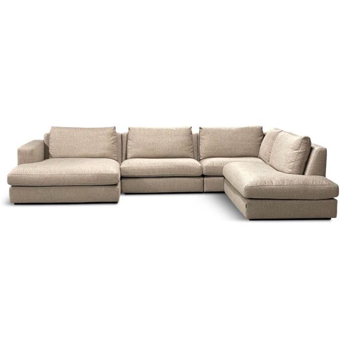 U-Hoekbank Marlyn Beige