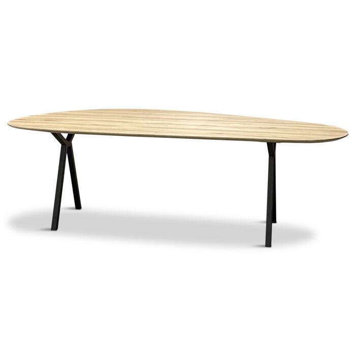 Organische Eettafel Eikenhout Marco