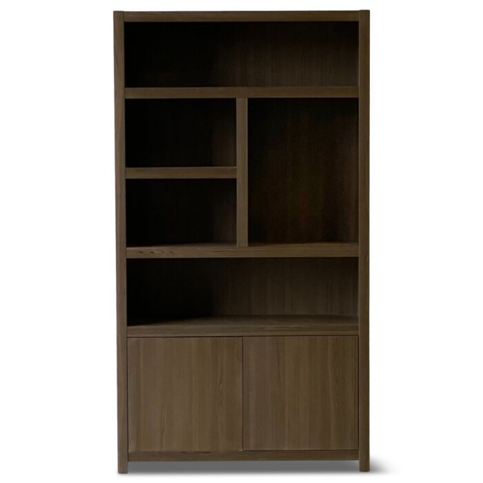 Diamond Boekenkast 120cm 5 Vaks Rechts Bruin Eiken