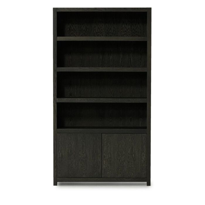 Boekenkast Diamond Castle 120cm 4 Vaks Eiken