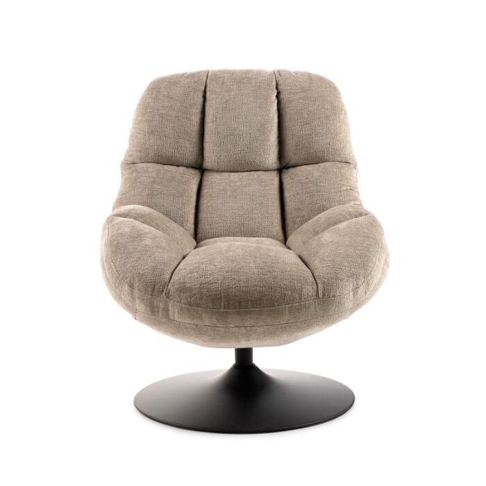 Draaifauteuil Luna taupe
