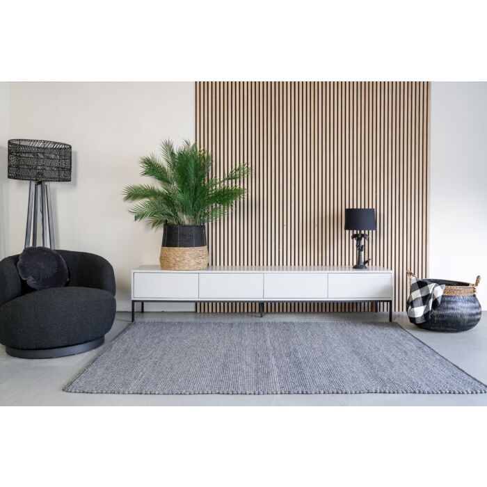 TV Meubel Laag Luxury Grijs 180 