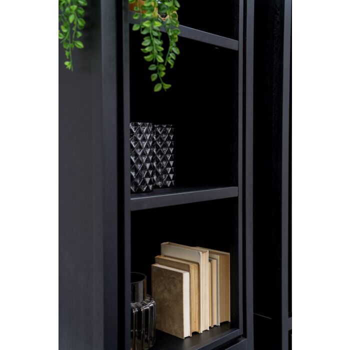 Boekenkast Lentaro Eikenhout Zwart