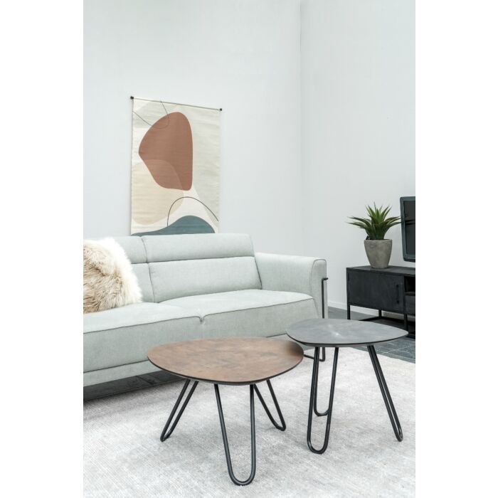 Masura, Salontafel Hoog 68 X 67,5 Cm - Roest