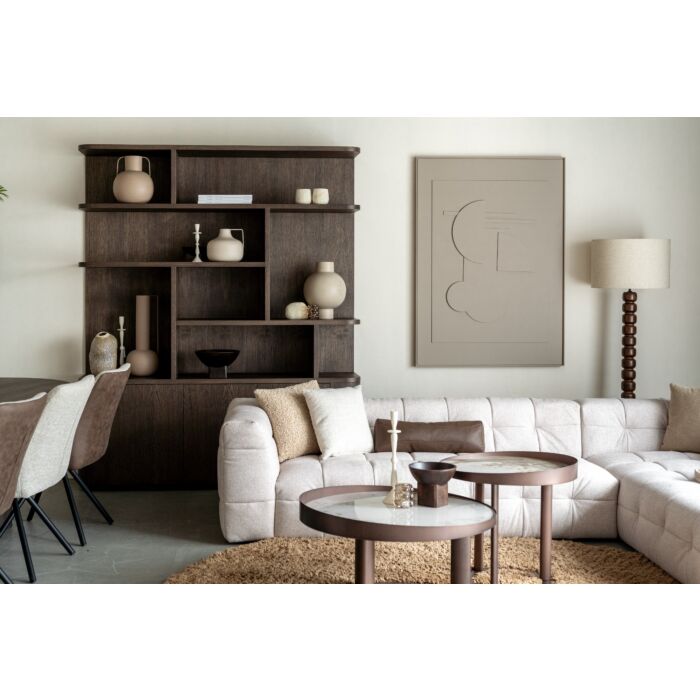 Boekenkast Japano 8-Vaks New Brown