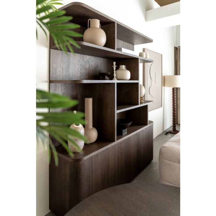 Boekenkast Japano 8-Vaks New Brown