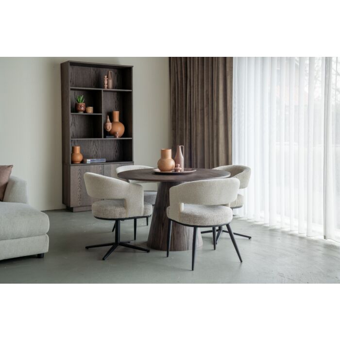 Eetkamerstoel Bogota Beige Draaibaar 