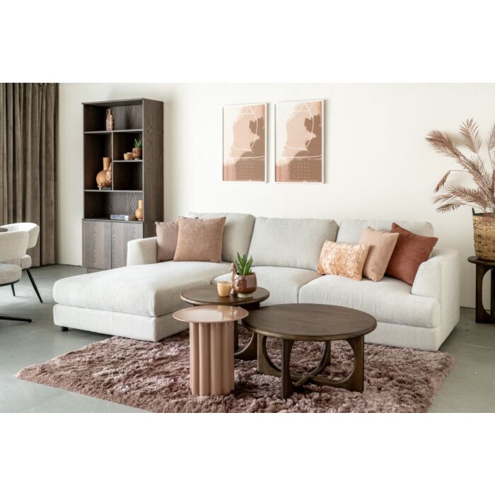Boekenkast Eco Line New Brown 5 Vaks Links