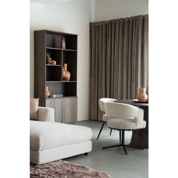 Boekenkast Eco Line New Brown 5 Vaks Rechts