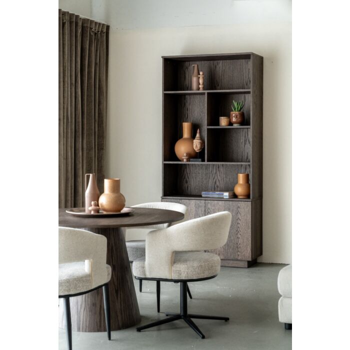 Boekenkast Eco Line New Brown 5 Vaks Links