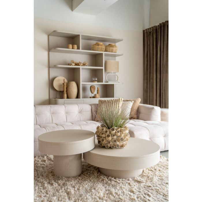 Salontafel Set Pando Taupe