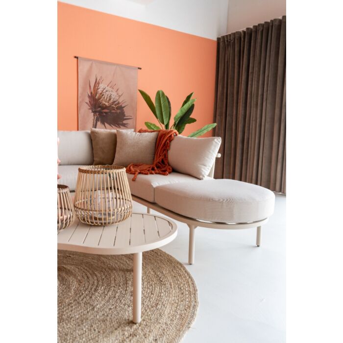Tuin Loungebank Kiem Crème 