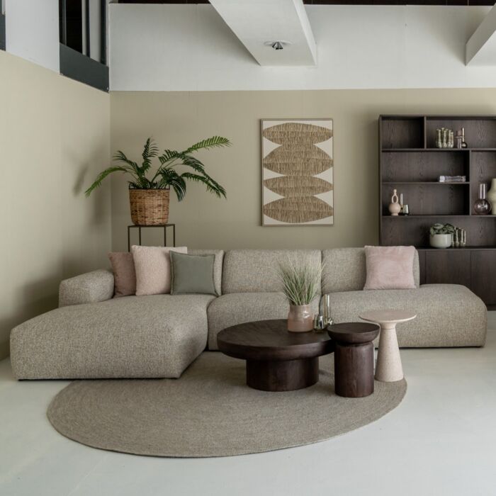Hoekbank Emma Beige