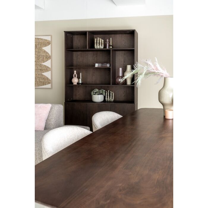Boekenkast Eco Line New Brown Breed 6 Vaks