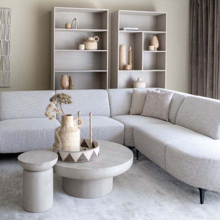 Boekenkast Eco Line 4 Vaks Taupe