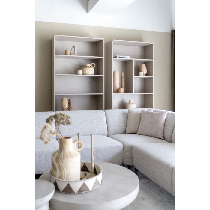 Boekenkast Eco Line 4 Vaks Taupe